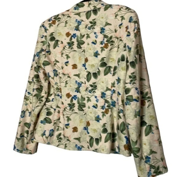 Smashed Lemon Floral/Butterfly Blazer Size 10 - Picture 4 of 13